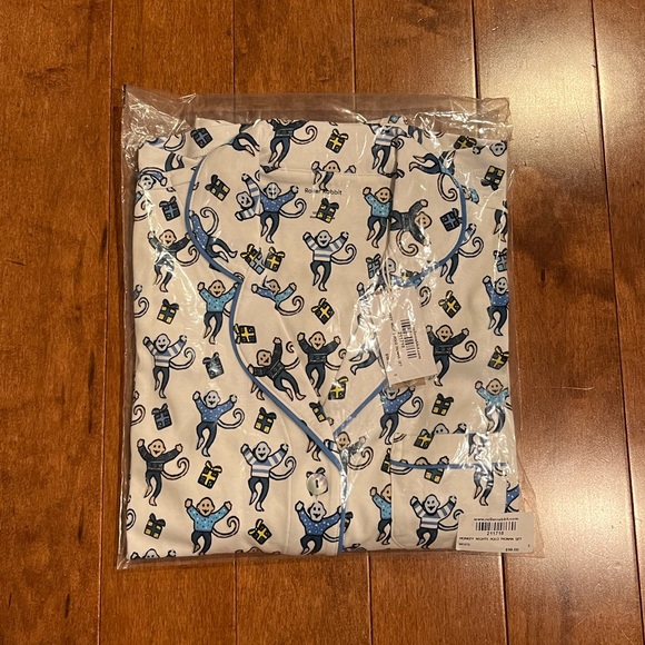Roberta Roller Rabbit Other - Roller Rabbit Monkey Nights PJ Polo Set